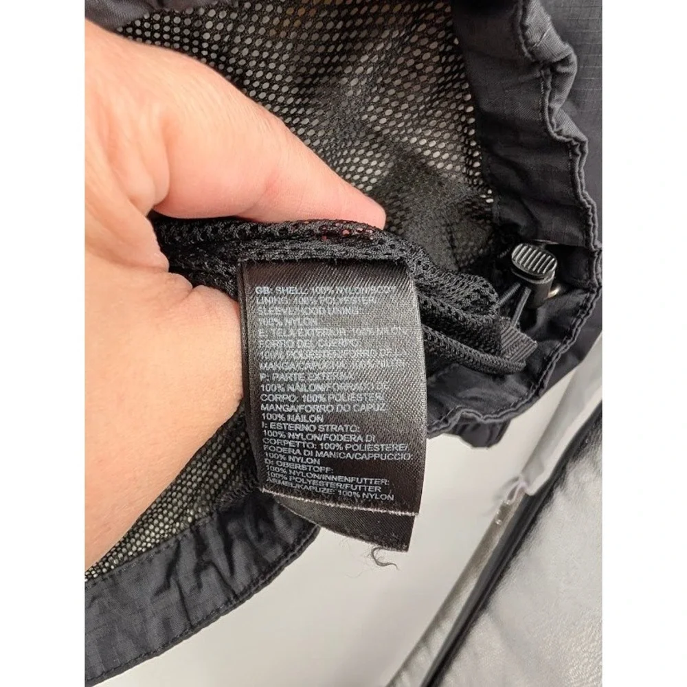 The‎ North Face Hyvent Jacket Full zip Black Waterproof Windbreaker Jacket sz XL